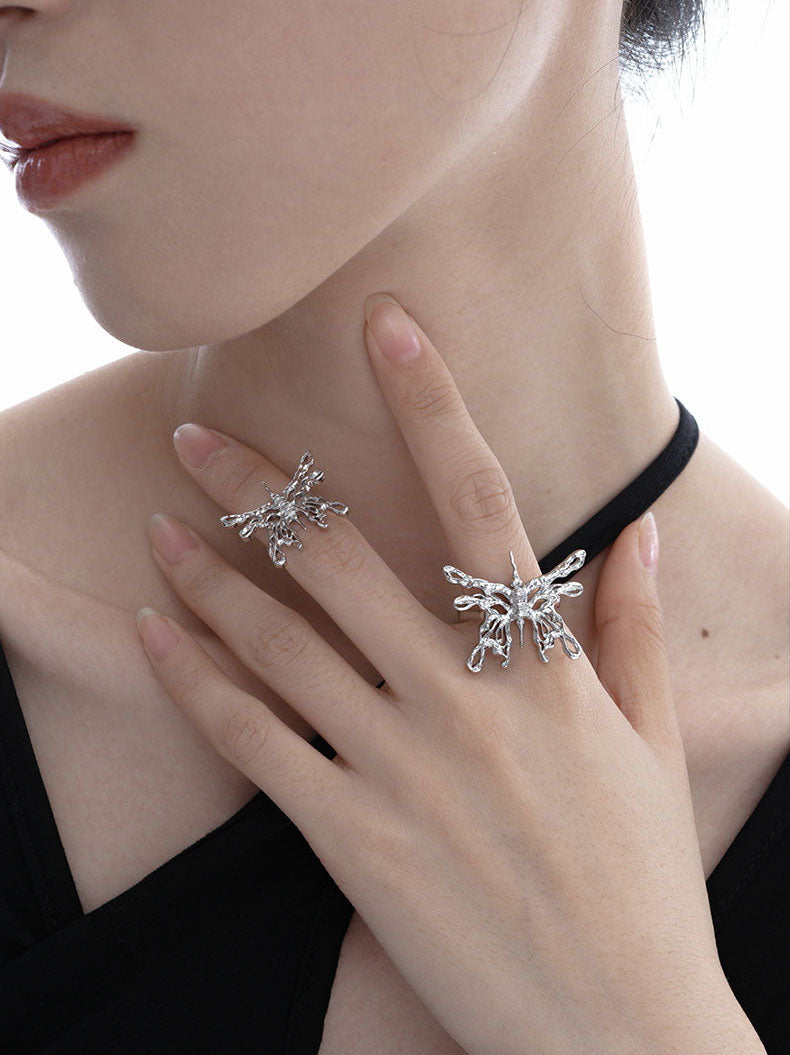 Bone Butterfly Ring