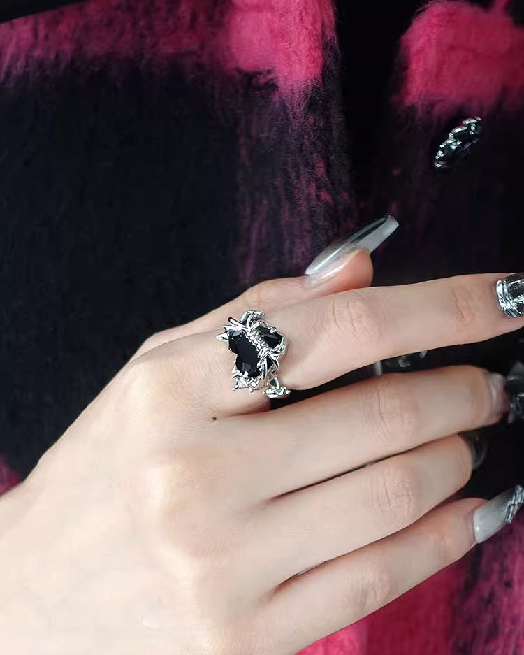 Seal Heart Lock Love Ring