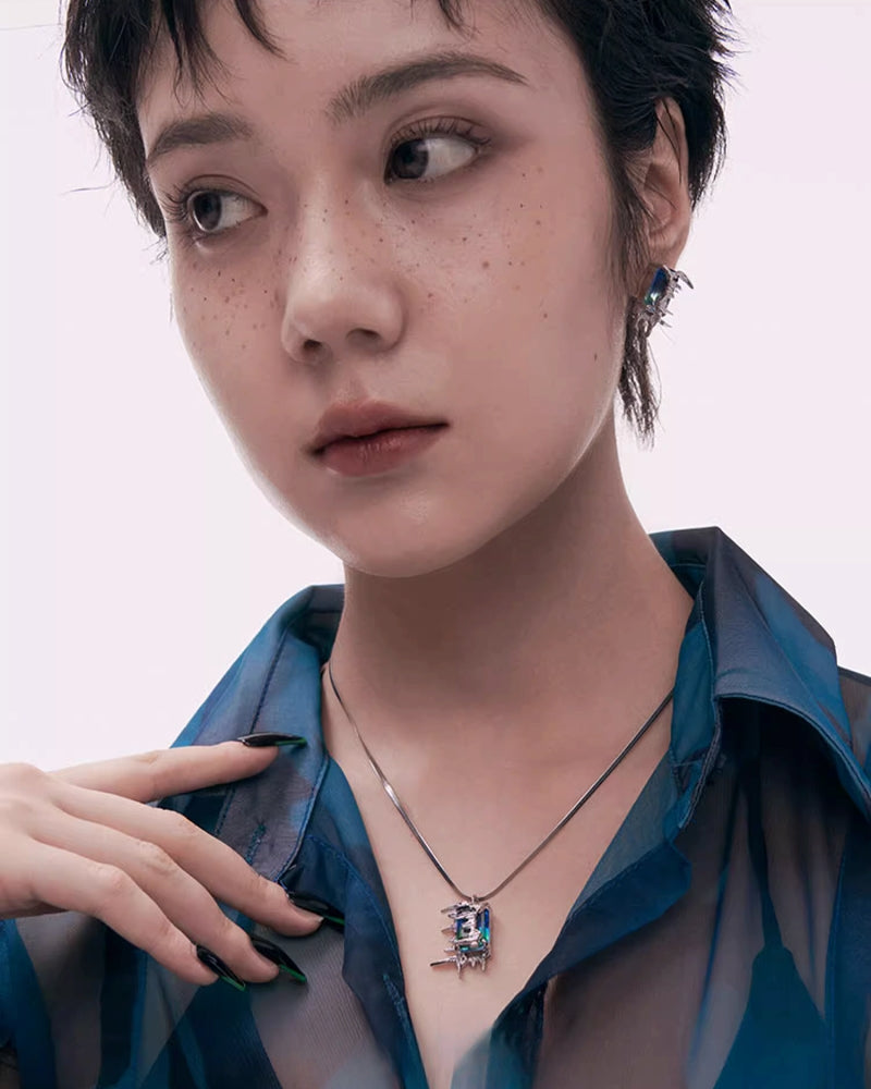Dark Erosion Rheology Simple Necklace