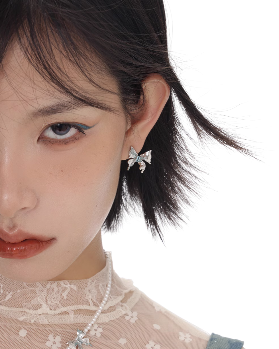 Alien Butterfly Earrings