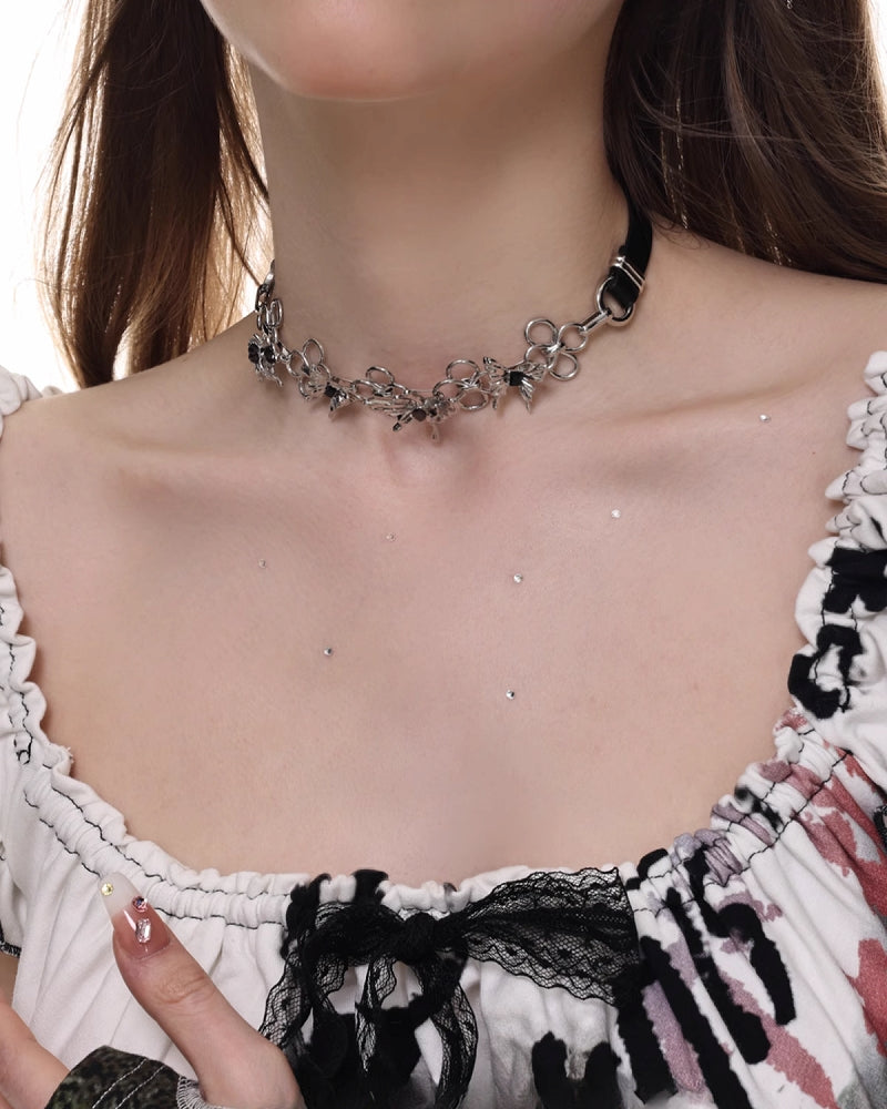 Night Butterfly Choker