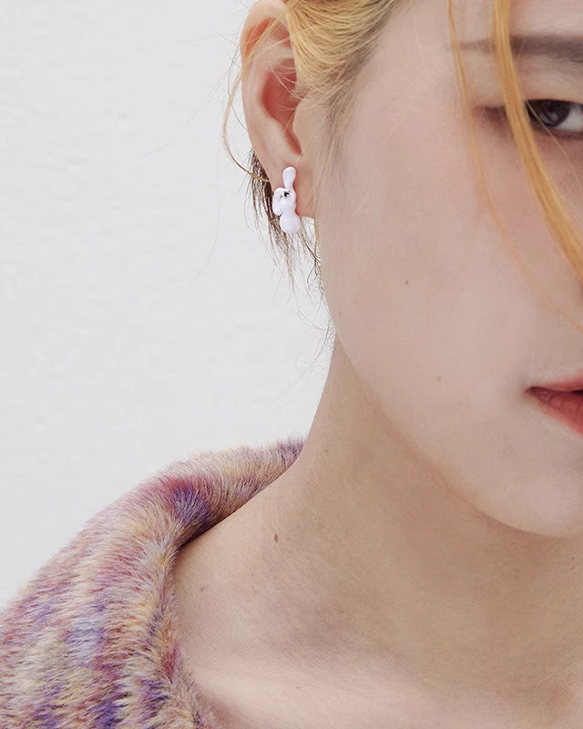 Little White Rabbit Earrings