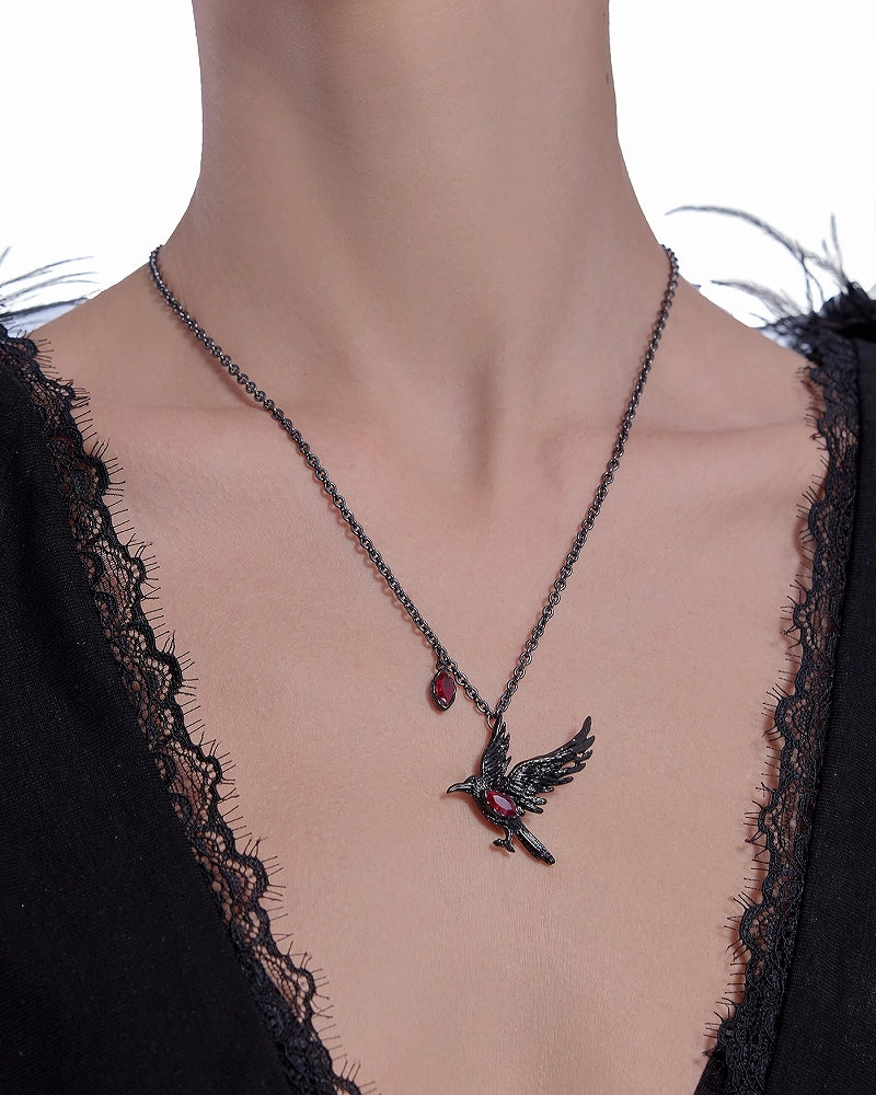 Thorn Dark Crow Necklace
