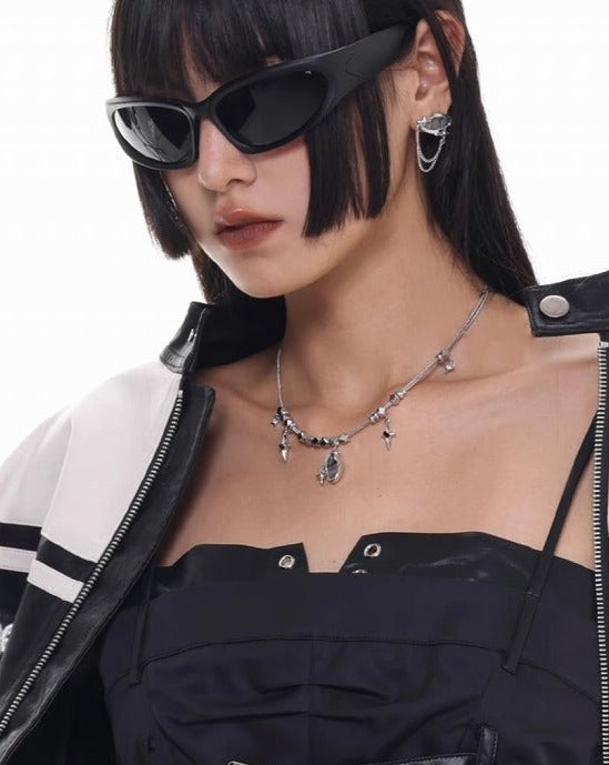 Alien Star Tassel Necklace