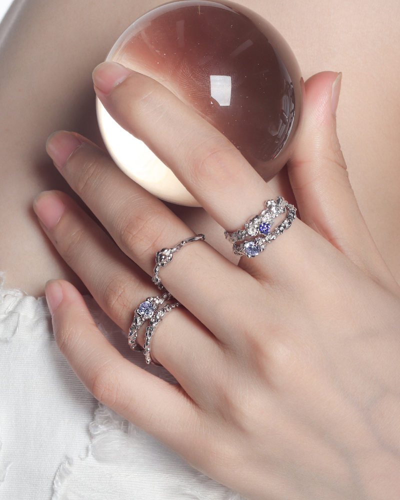 Frozen Wind Purple Ring