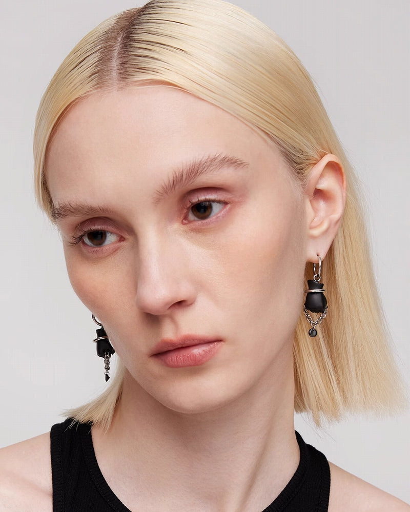 Black Gloves Earrings
