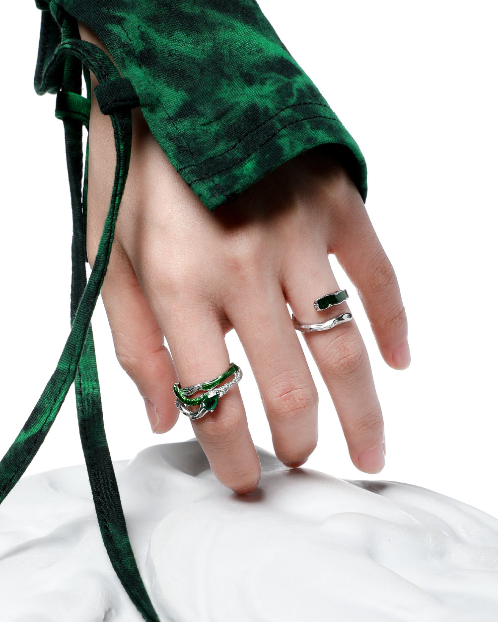 Green Snake Ring01