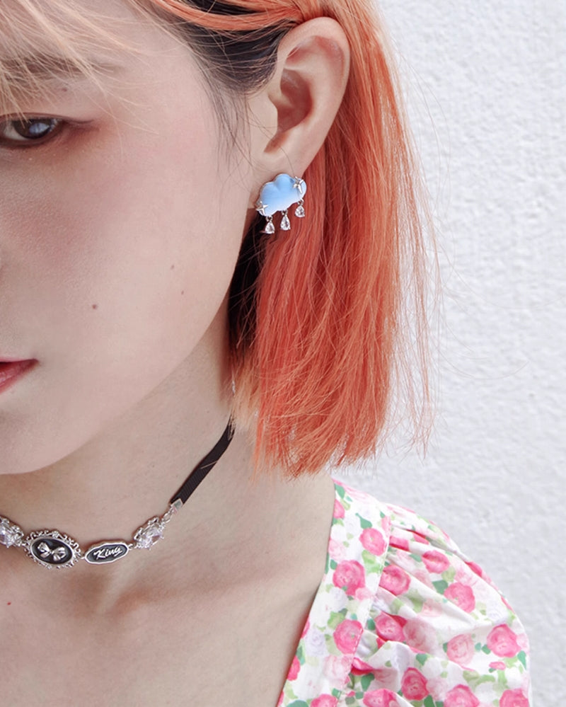 Blue Cloud Earrings