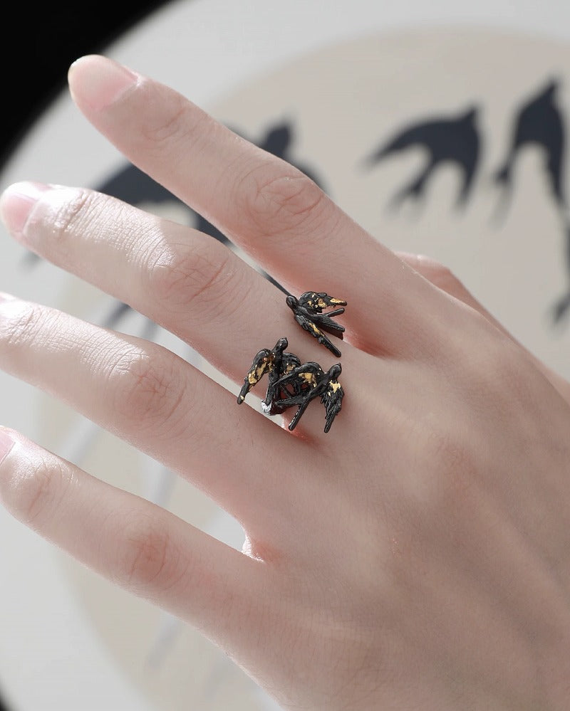 Swallow Open Ring