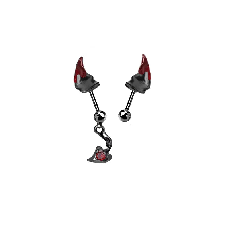 Carnival Party Devil Cartilage Earrings