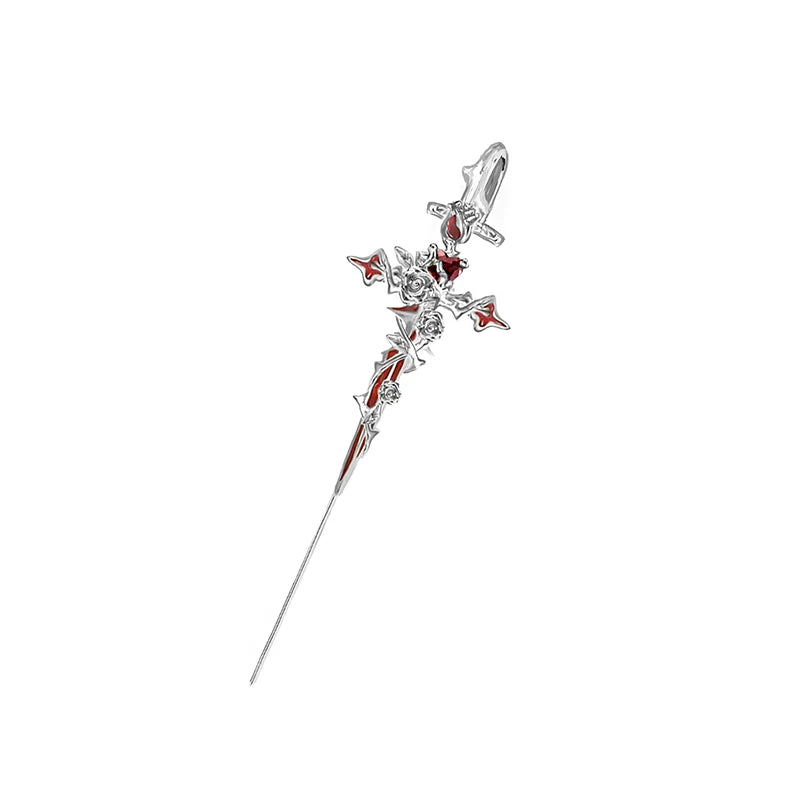 Thorn Cross Earrings